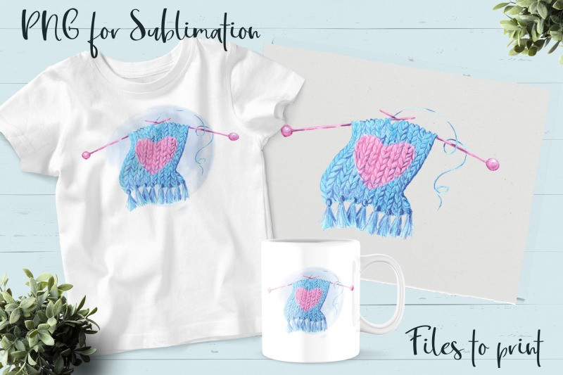 cute-knitting-design-for-printing