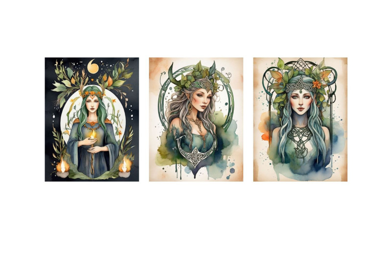 12-watercolor-celtic-goddess-art-prints-and-postcard