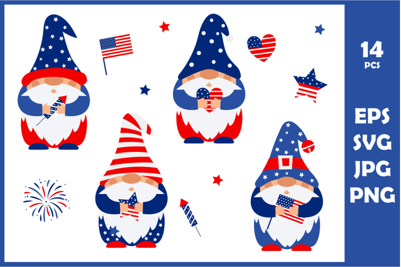 4-gnomes-for-july-4