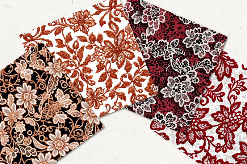 ornate-leaf-amp-lace-pattern-backgrounds