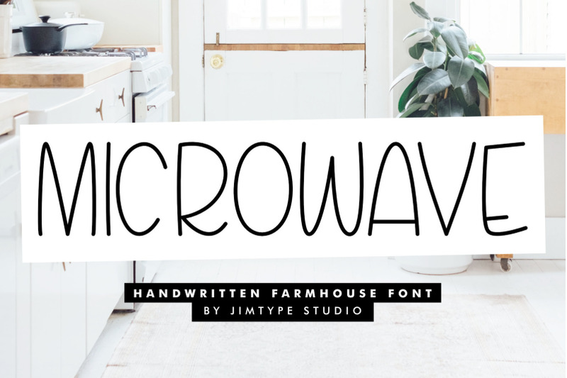 microwave-font-tall-and-skinny-farmhouse-font