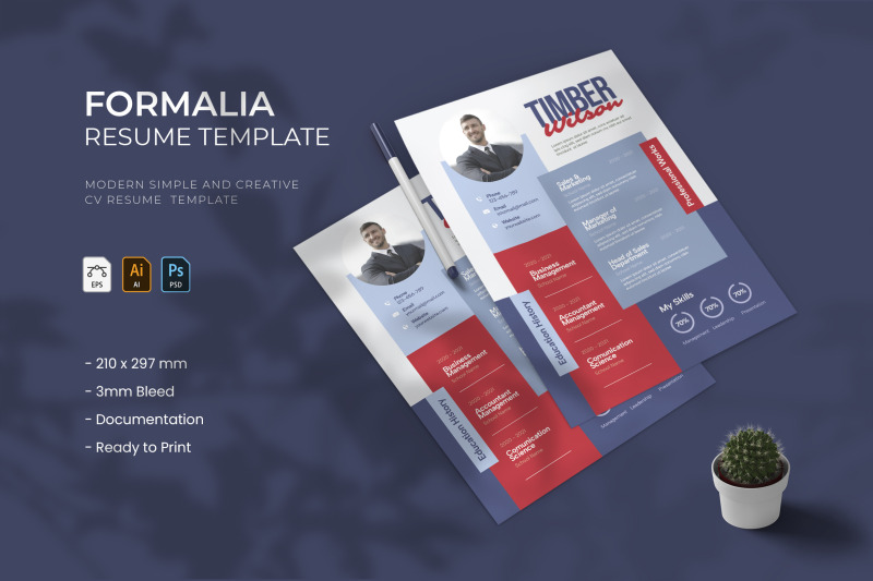 formalia-resume-template