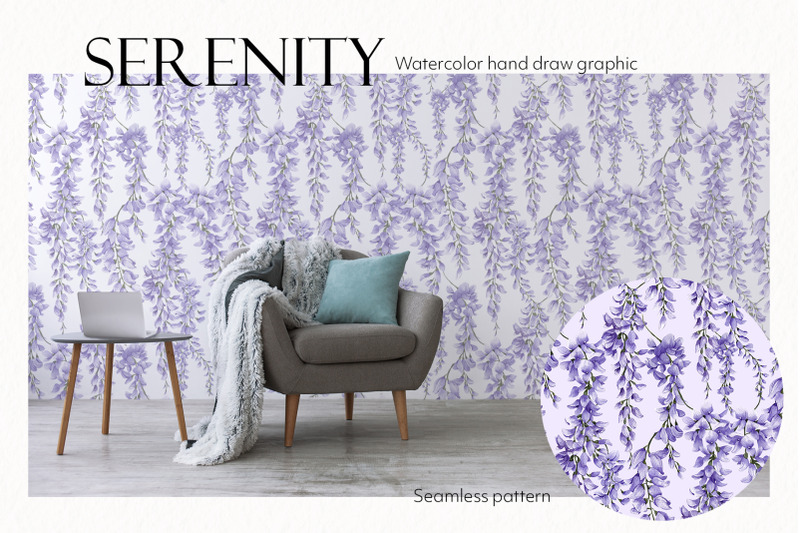 serenity-purple-watercolor-flowers