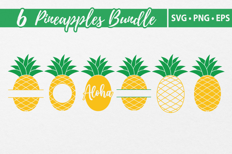 pineapples-vector-elements-and-shapes-svg-png-aloha-cut-files