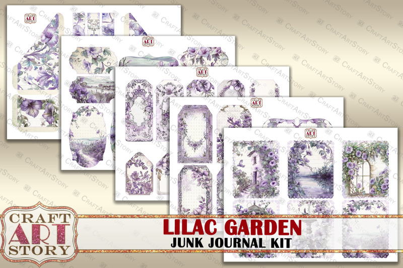 vintage-lilac-garden-junk-journal-kit-spring-ephemera