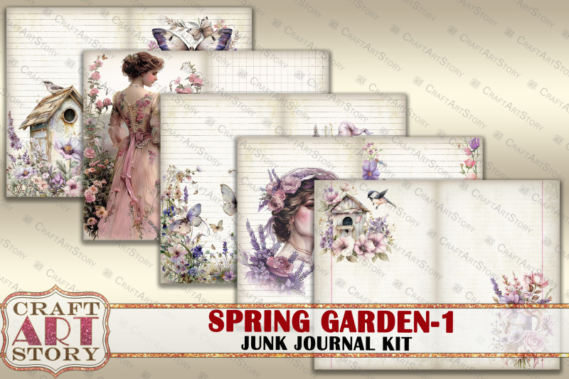 spring-garden-junk-journal-kit-1-floral-scrapbook-ephemera