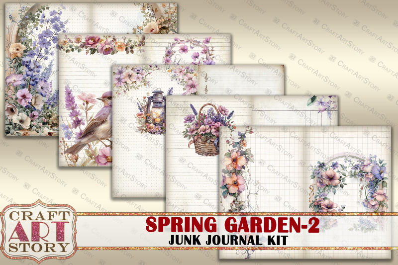 spring-garden-junk-journal-kit-2-floral-scrapbook-ephemera