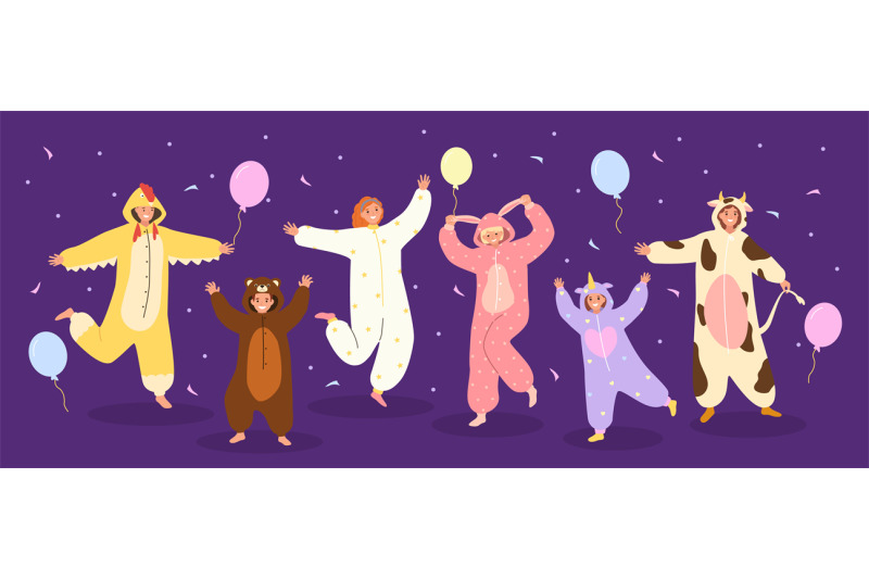 funny-pajama-party-festive-celebration-with-people-in-animal-onesies