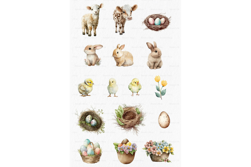 cozy-easter-watercolor-clipart