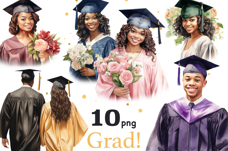 graduation-black-girl-clipart-graduate-clipart-png
