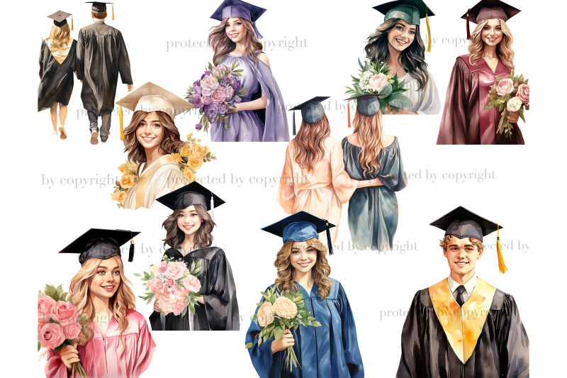 graduation-clip-art-college-senior-clipart-bundle