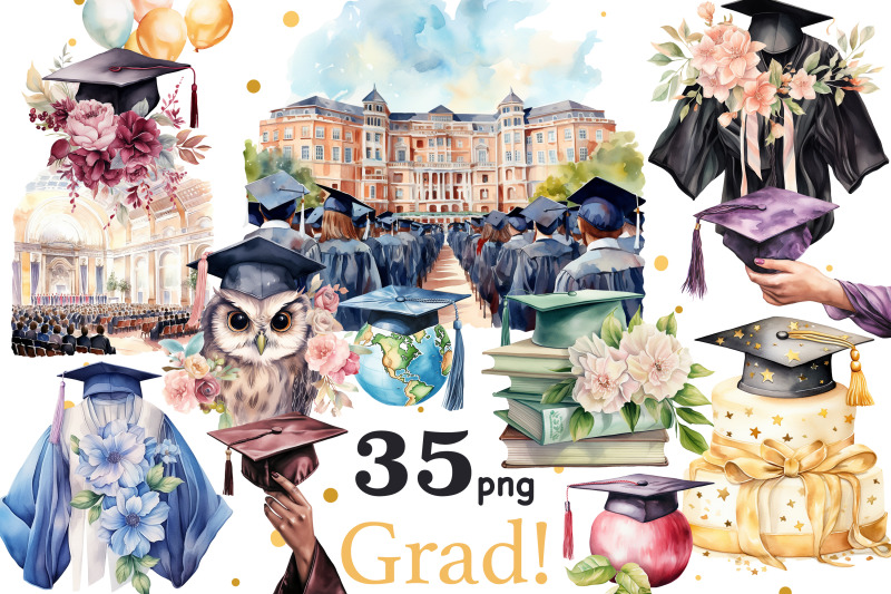 graduation-clipart-bundle-high-school-clipart-set