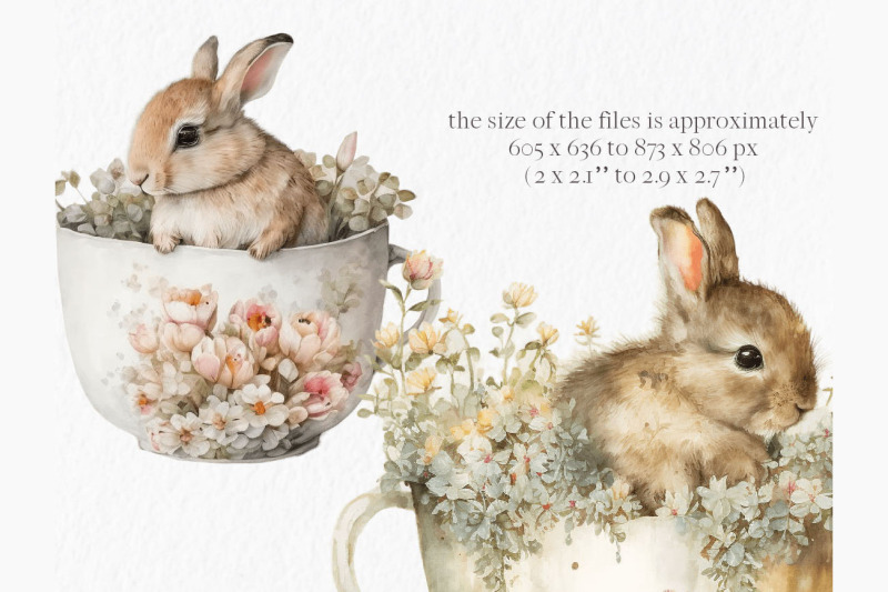 bunnies-in-vintage-cups-watercolor-clipart