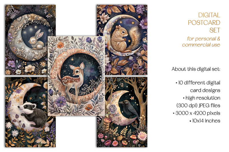moon-animals-postcards-amp-art-prints