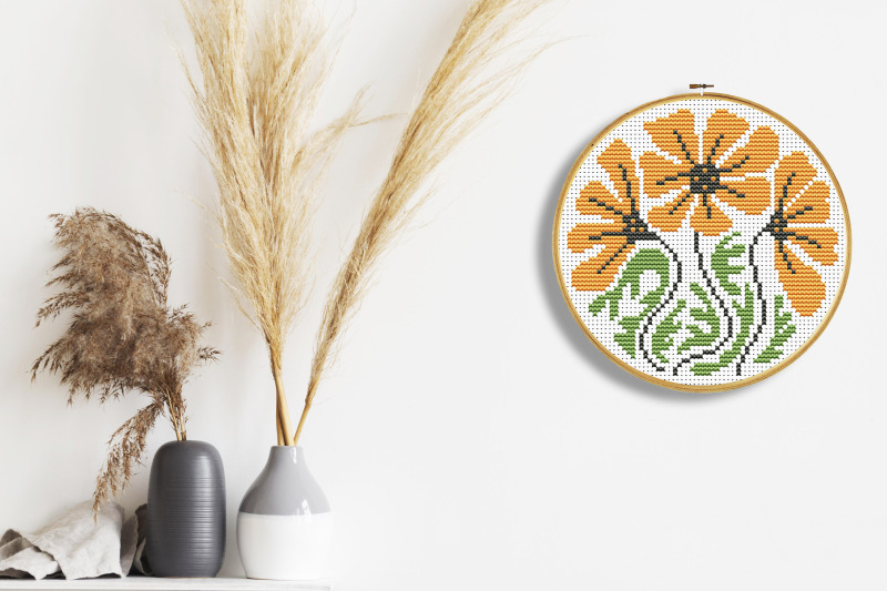 flowers-cross-stitch-patterns-spring-embroidery-hoop-pdf