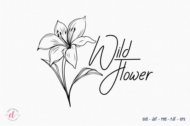 wildflower-flower-quote-svg-design