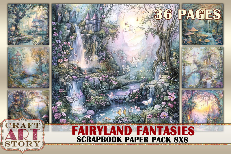 fairyland-journal-scrapbook-paper-pack-8x8-fantasy-papers