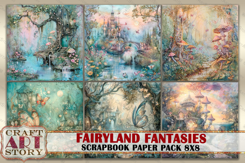 fairyland-journal-scrapbook-paper-pack-8x8-fantasy-papers