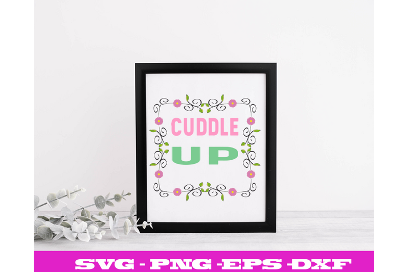 cuddle-up-color-floral-svg-cut-file
