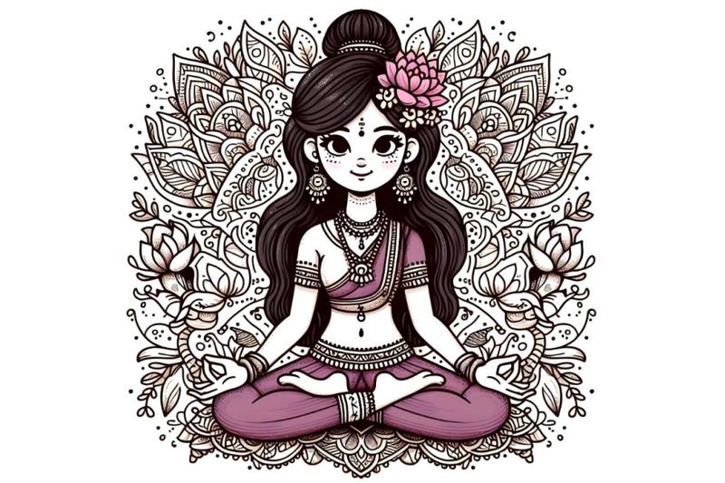 beautiful-girl-in-lotus-pose