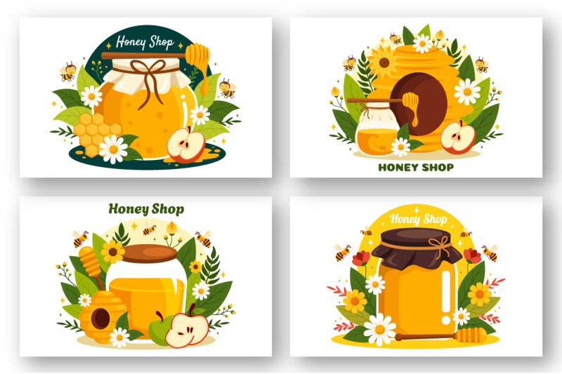 12-honey-store-illustration