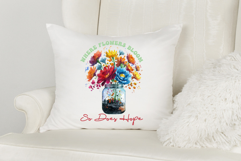 flower-quote-sublimation-design-png