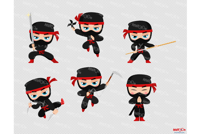 cute-ninja-boy-warrior-cartoon-clipart