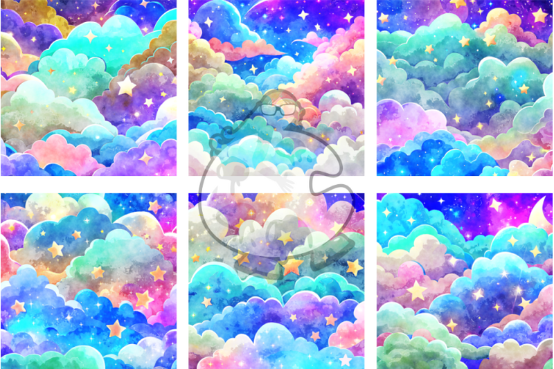 dreamy-sky-watercolor-background-papers-set-3