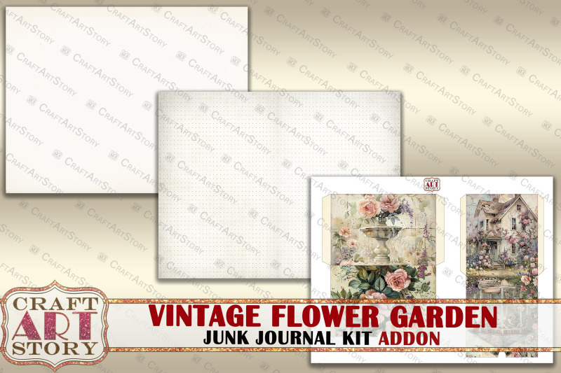 vintage-flower-garden-junk-journal-kit-addon-scrapbook