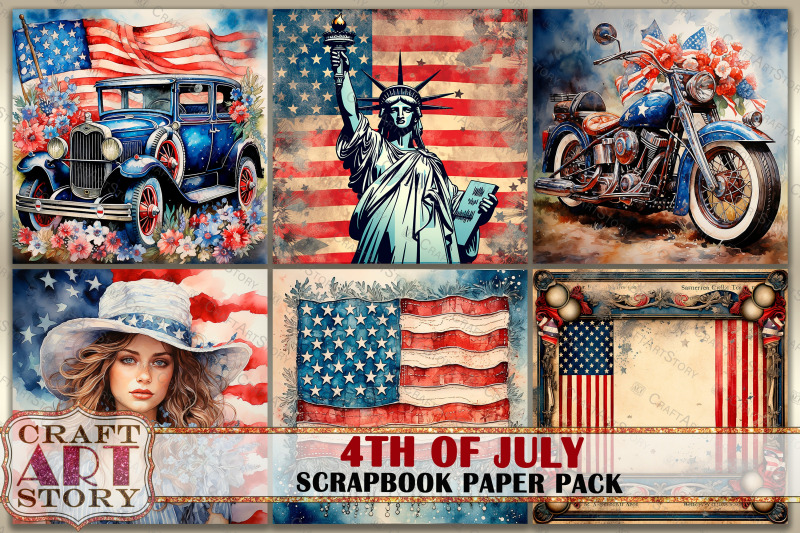 vintage-4th-of-july-journal-scrapbook-paper-pack-8x8