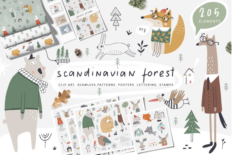 scandinavian-forest-205-elements