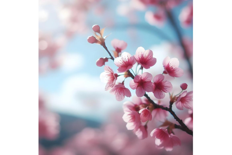 oriental-cherry-branch-with-flowers