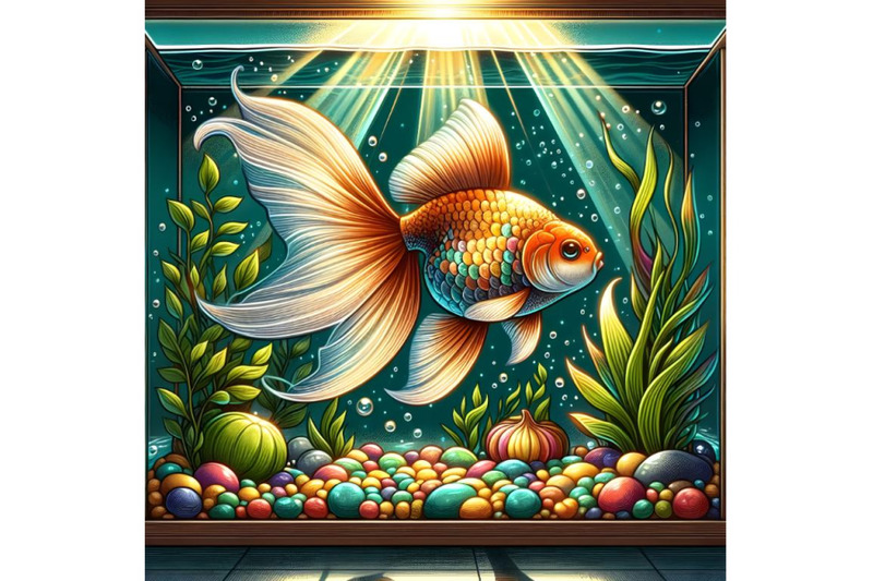 gold-fish-in-aquarium