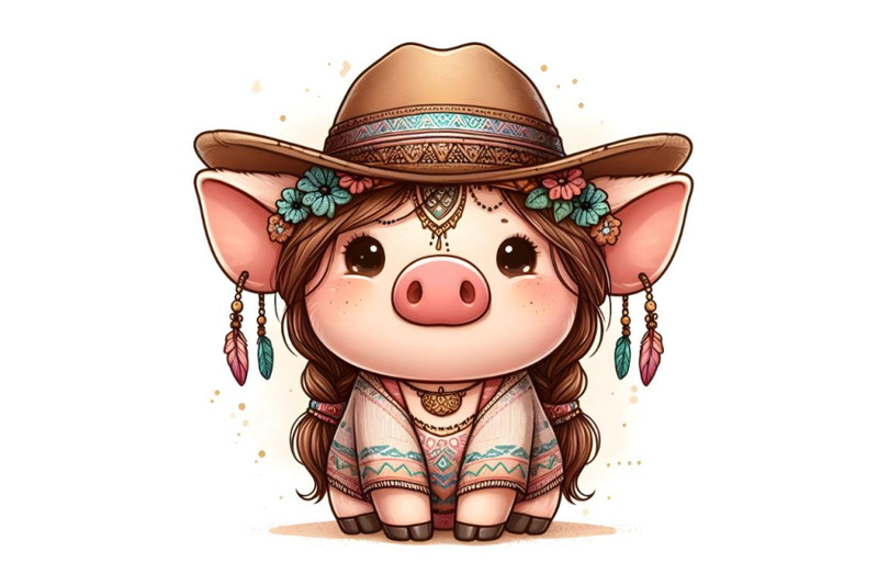 cute-baby-piggy-wearing-a-hat