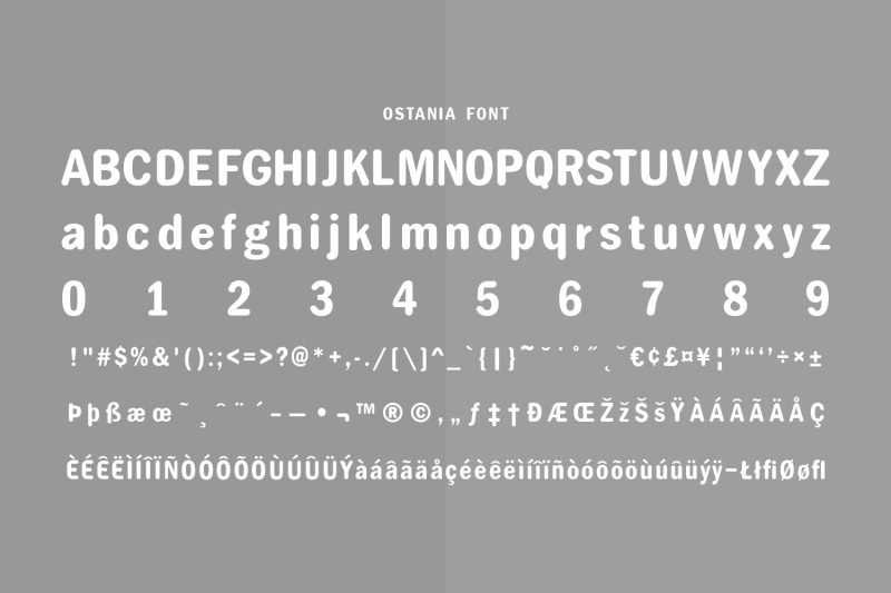 ostania-rounded-display-font