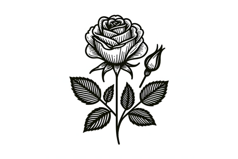 rose-flower-simple-line-drawing