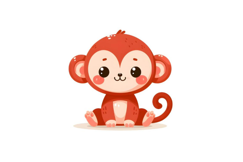 adorable-monkey-sitting