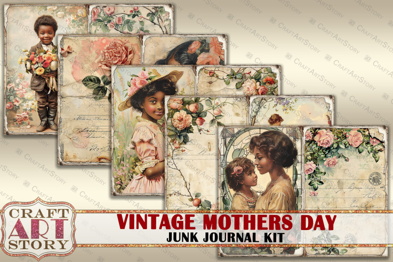 vintage-mothers-day-junk-journal-pages-mothers-love