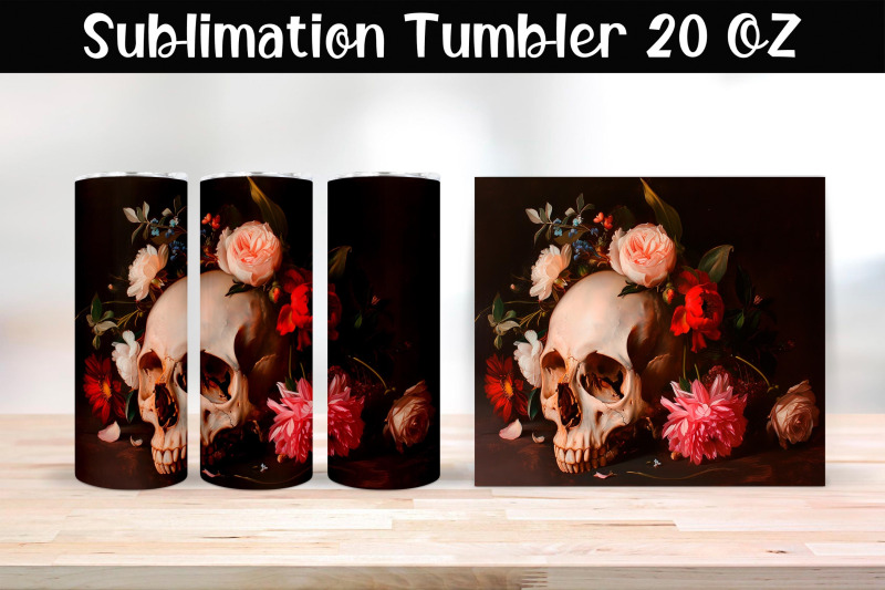 skull-painting-tumbler-wrap-20-oz