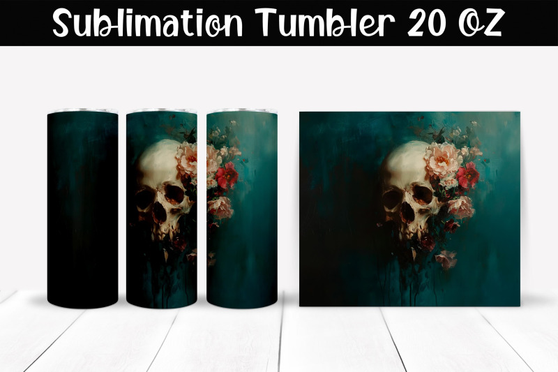 skull-painting-tumbler-wrap-20-oz