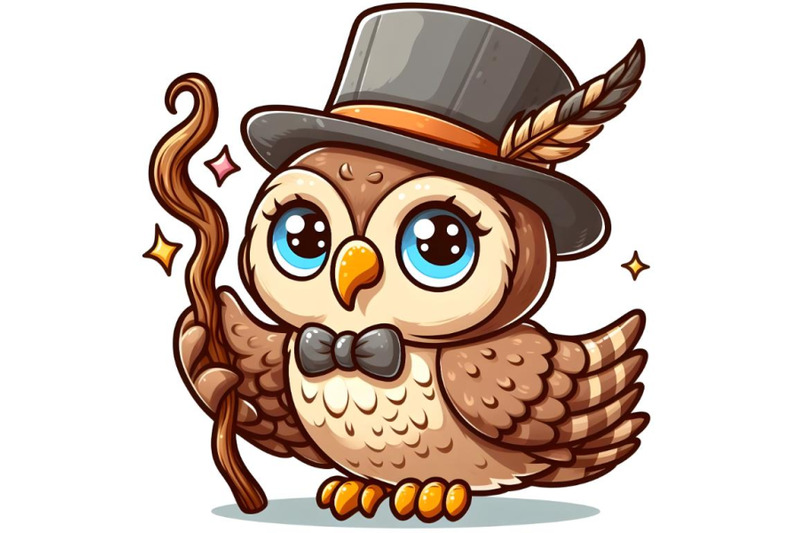 cute-hand-drawing-hd-color-cute-owl