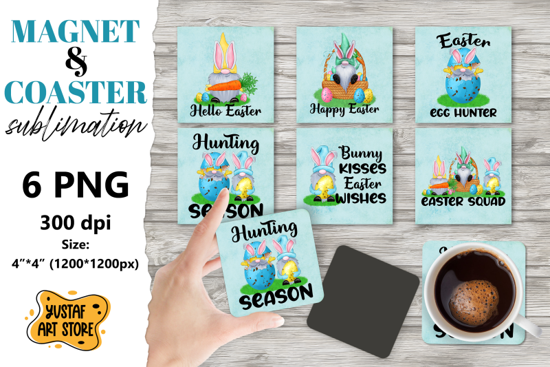 easter-magnet-sublimation-easter-coaster-sublimation-bundle