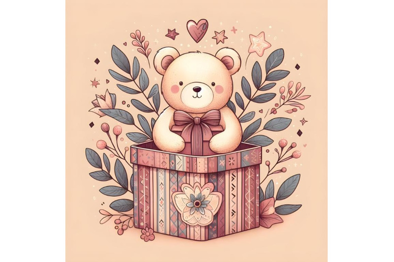 teddy-bear-in-the-gift-box