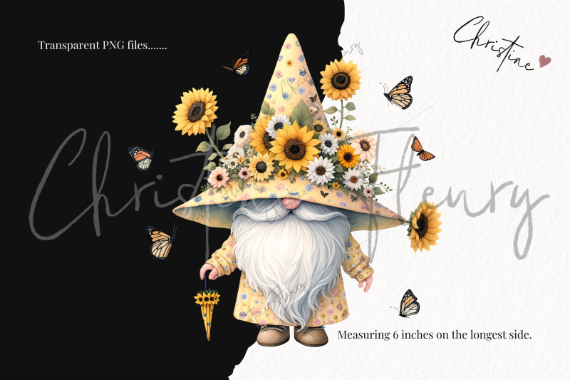 sunflower-gnomes-clipart