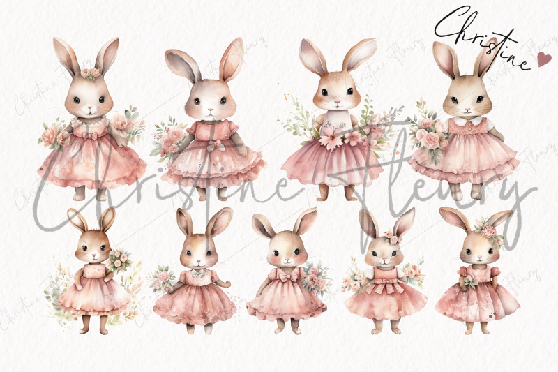 spring-bunny-girls-clipart