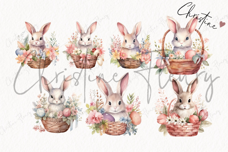 easter-bunnies-in-baskets-clipart