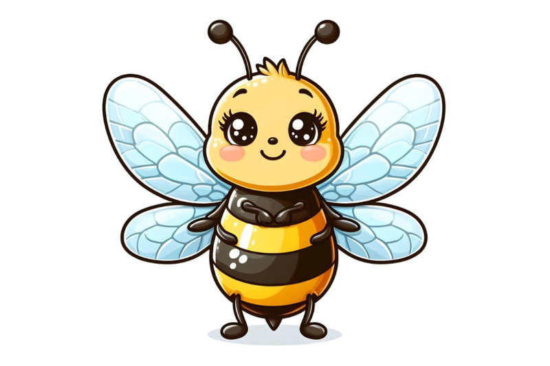 a-cute-bee-isolated-on-white-background