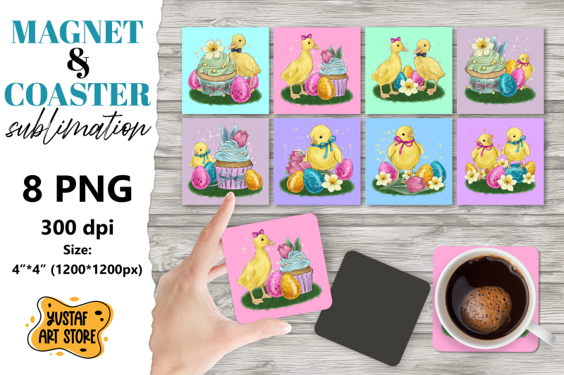 easter-magnet-sublimation-easter-coaster-sublimation-bundle