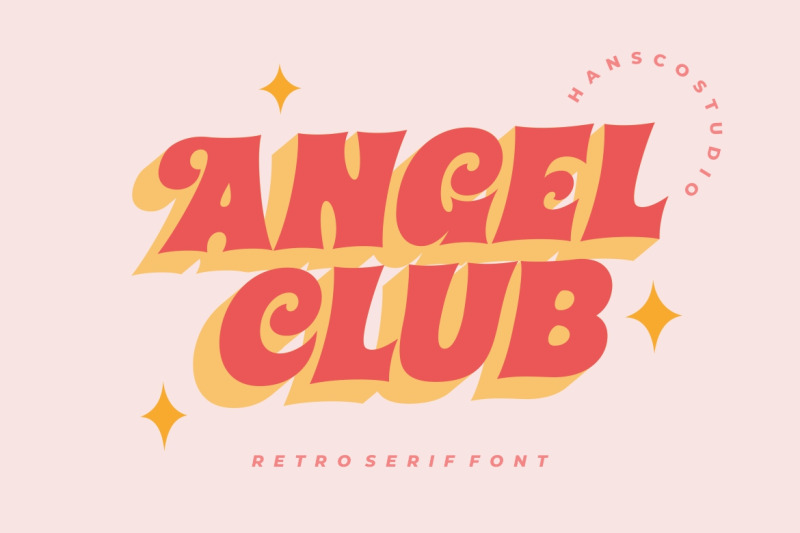 angel-club-retro-serif-font