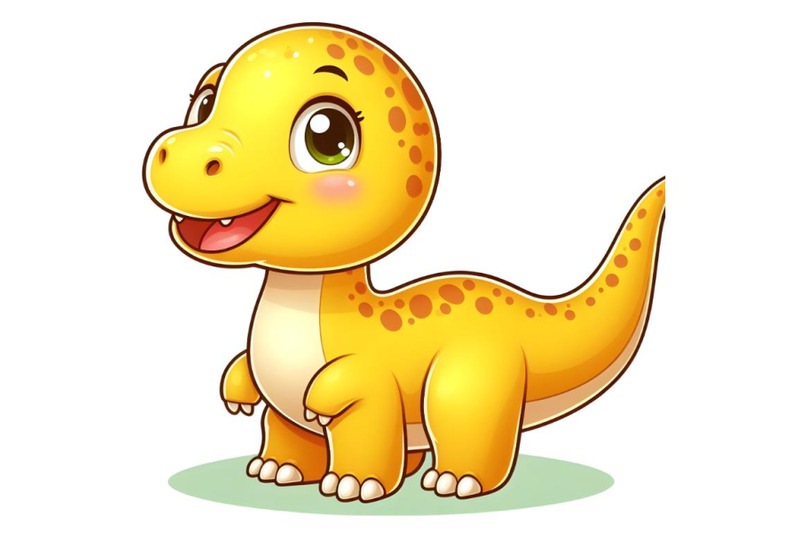 cute-yellow-dinosaur-cartoon